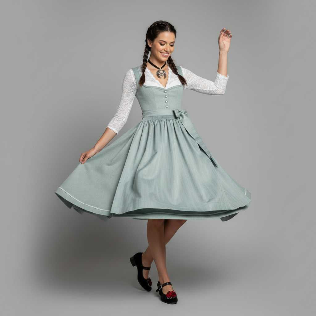 Elegant Dirndl Costume Dress | Women's Oktoberfest Outfit