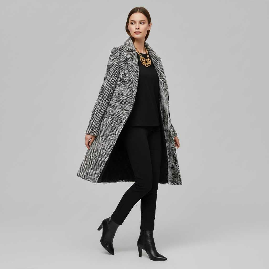 Elegant Wool Coat | Women's Long Winter Coat