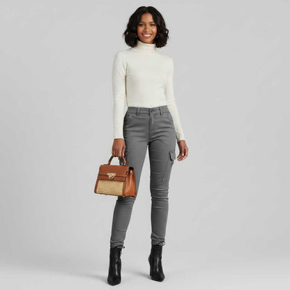 Modern Black Cargo Pants for Women | Stylish Urban Trousers
