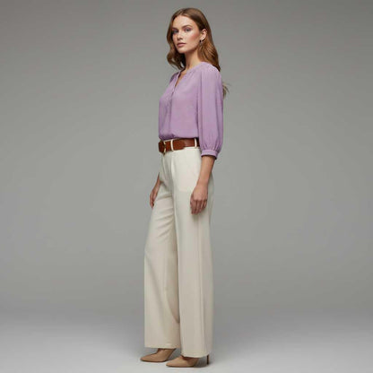 Silk Patchwork Women's Blouse | Lightweight Summer Top