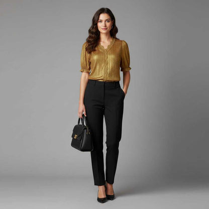 White Puff Sleeve Blouse | Elegant Summer Top for Women
